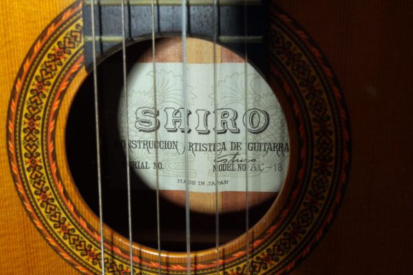 Klassische Gitarre Shiro AC-18 Handmade in Japan